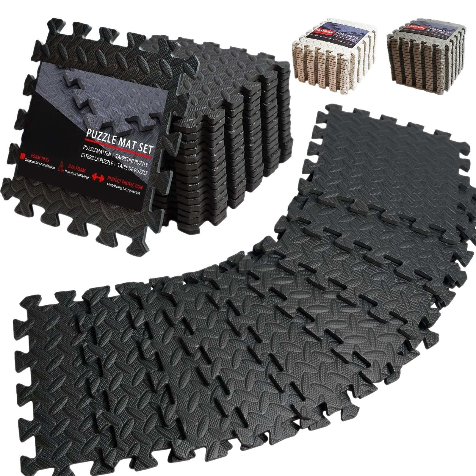 Home Gym Floor - 30x30x2.5CM Thickened Yoga Puzzle Mat(6/8/12Pcs) Fitness