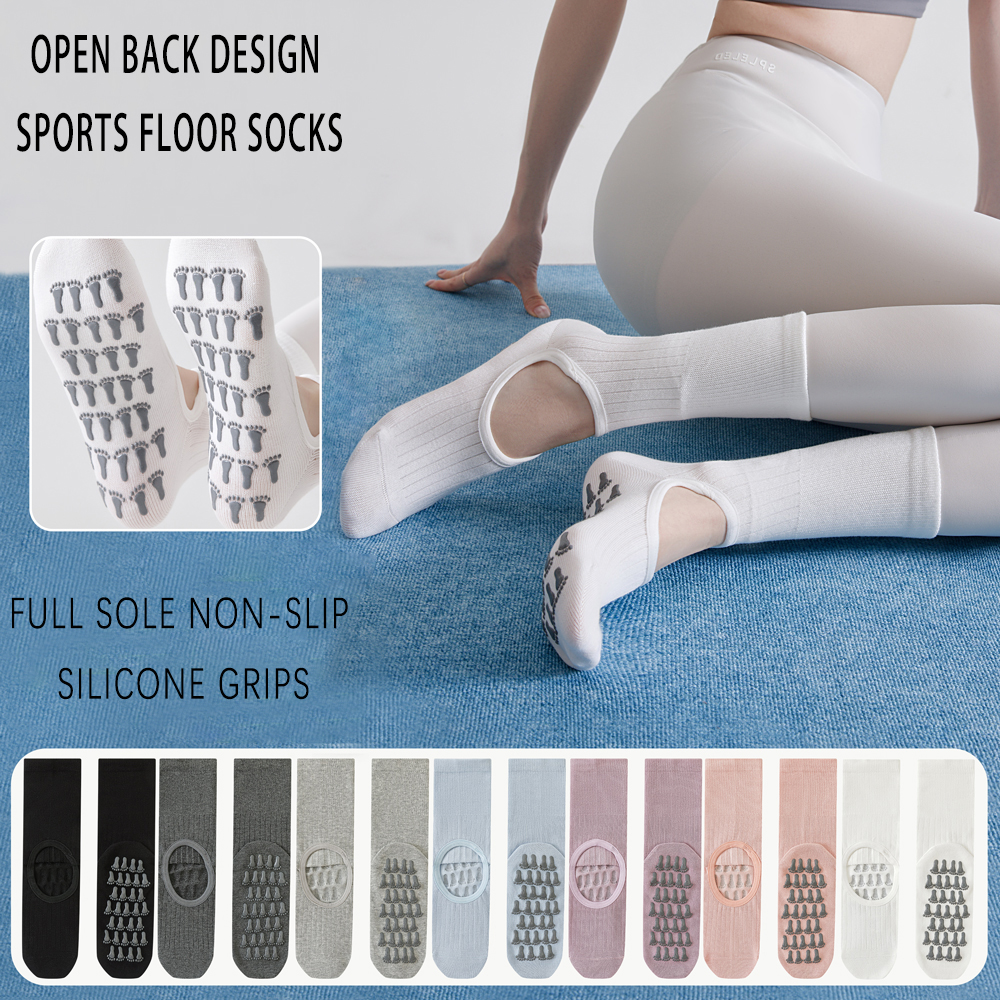 Home Gym Youtube - 3pairs Yoga Socks Non Slip Women