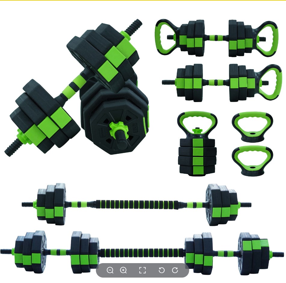 Home Gym Equipment Set - 66lbs/88lbs Weight 4 in 1 Adjustable