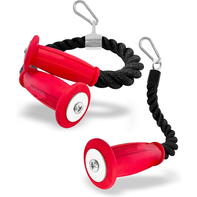 Home Gym House - Ergonomic Tricep Ropes Non-Slip Cable Attachment
