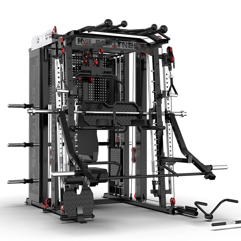Home Gym Equipment Set - Fitness Equipment Multifunctional Steel Smith Fitness