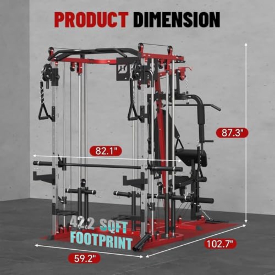 All in One Home Gym System Wor - огляд і ціна Home Gym Cable Machine