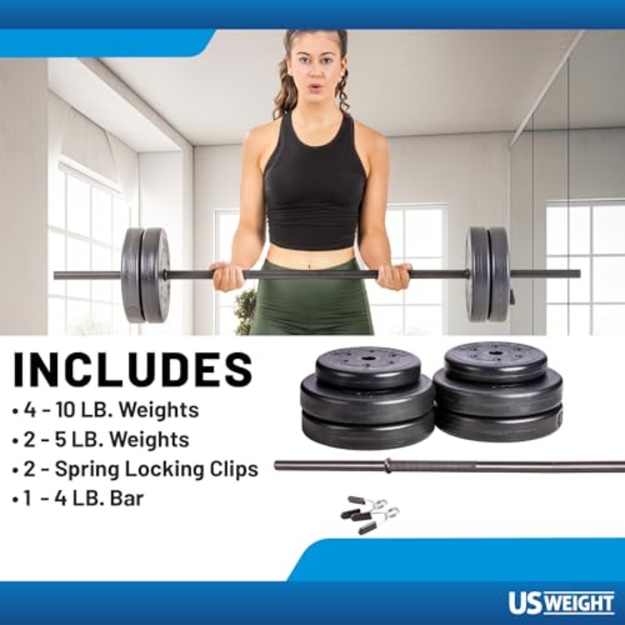 Barbell Set for home gym worko - огляд і ціна Home Gym Essentials