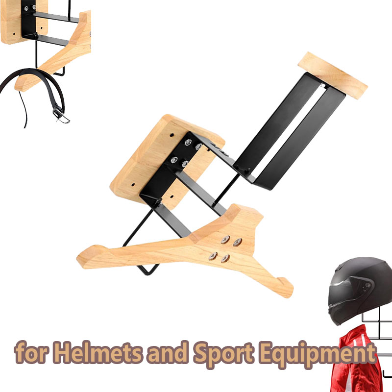 Wood Motorcycle Helmet Holder  - огляд і ціна Home Gym House