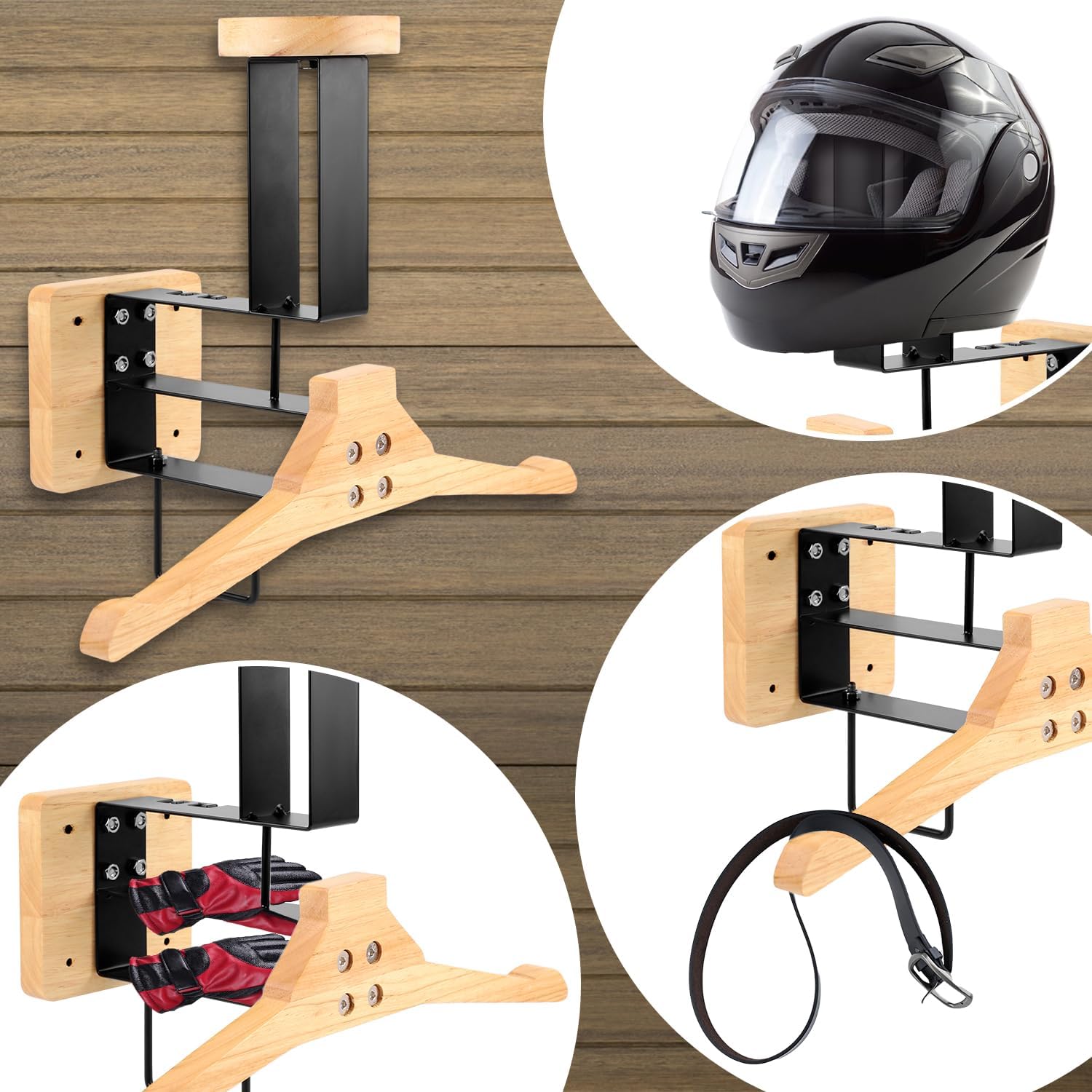 Wood Motorcycle Helmet Holder  - огляд і ціна Home Gym House