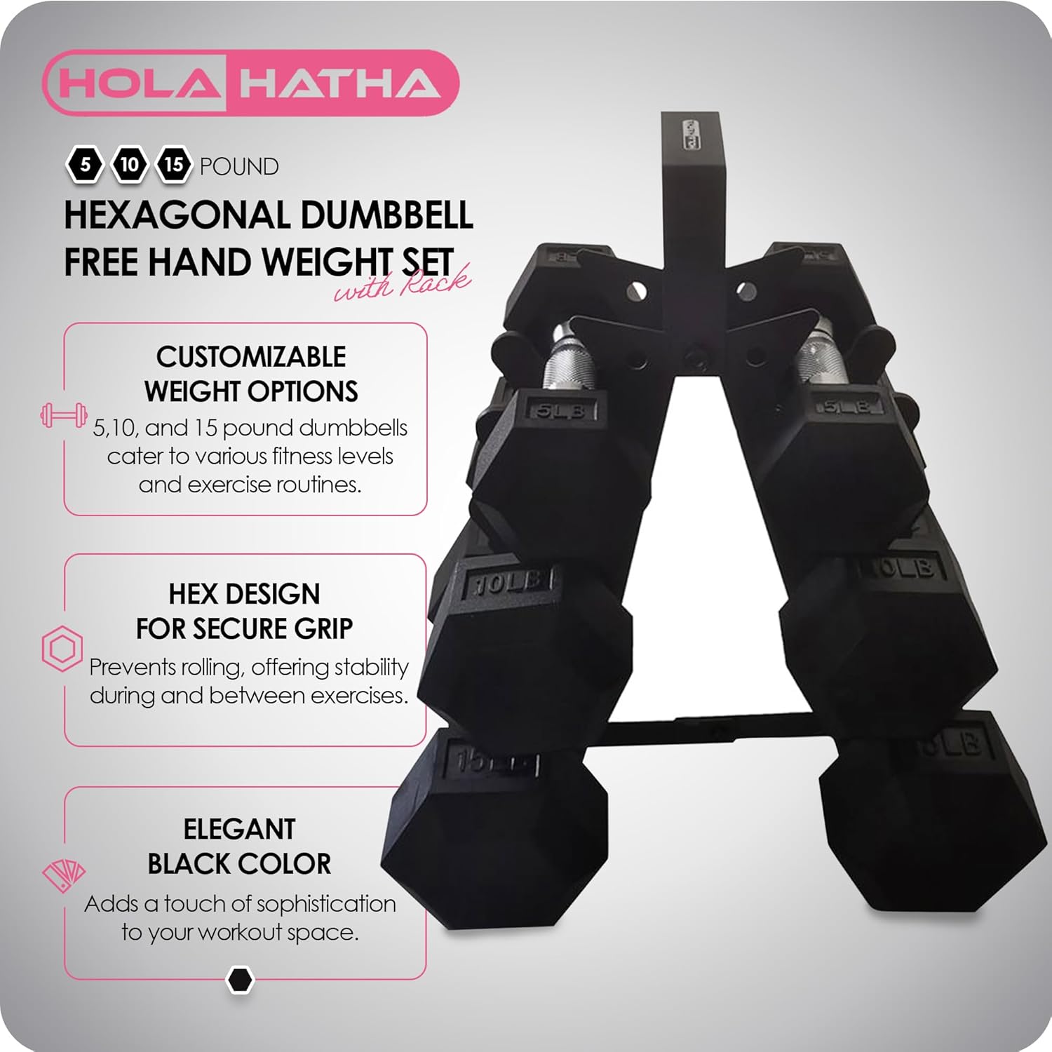 Hexagonal Dumbbell Weights Set - огляд і ціна Home Gym Equipment Set