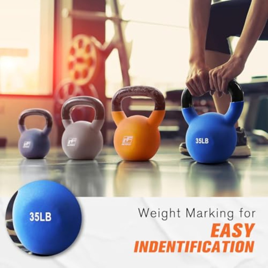 Neoprene Coated Kettlebell Wei - огляд і ціна Home Gym Kettlebells