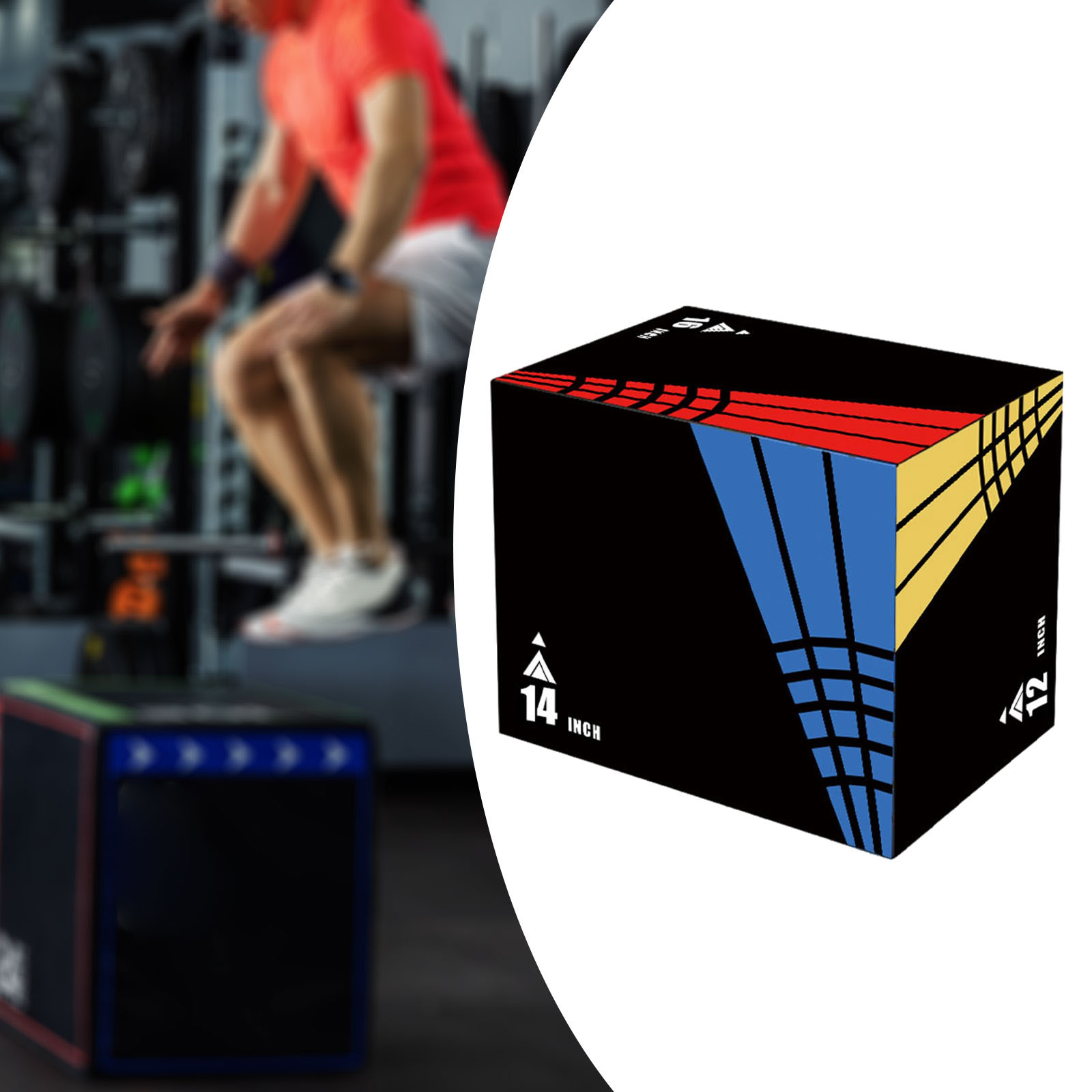 3-in-1Jump Box Plyometric Box  - огляд і ціна Home Gym Equipment Set