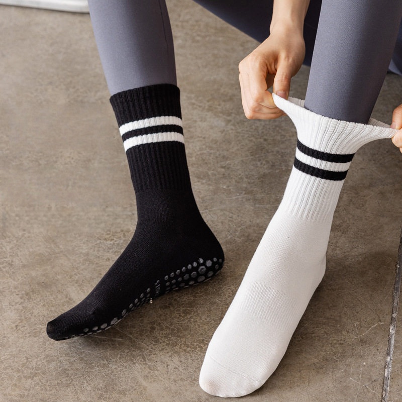 Women Non Slip Yoga Socks, Gri - огляд і ціна Home Gym Pilates