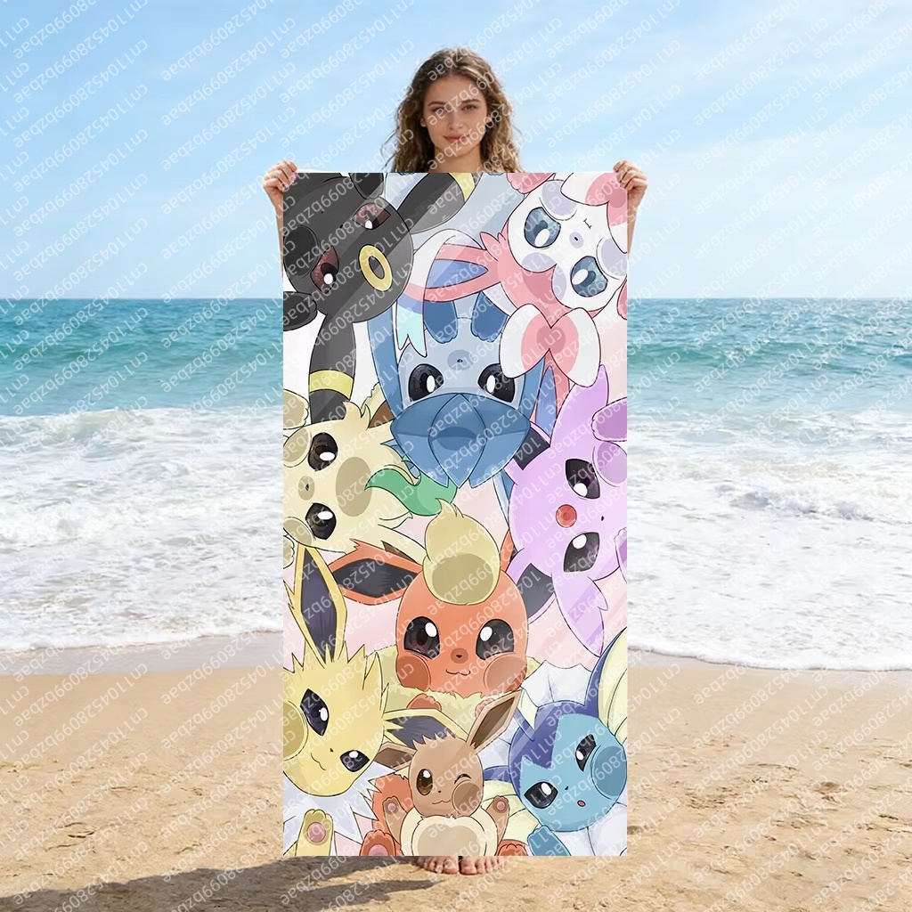 Cute Pokemon Beach Towel Quick - огляд і ціна Home Gym House