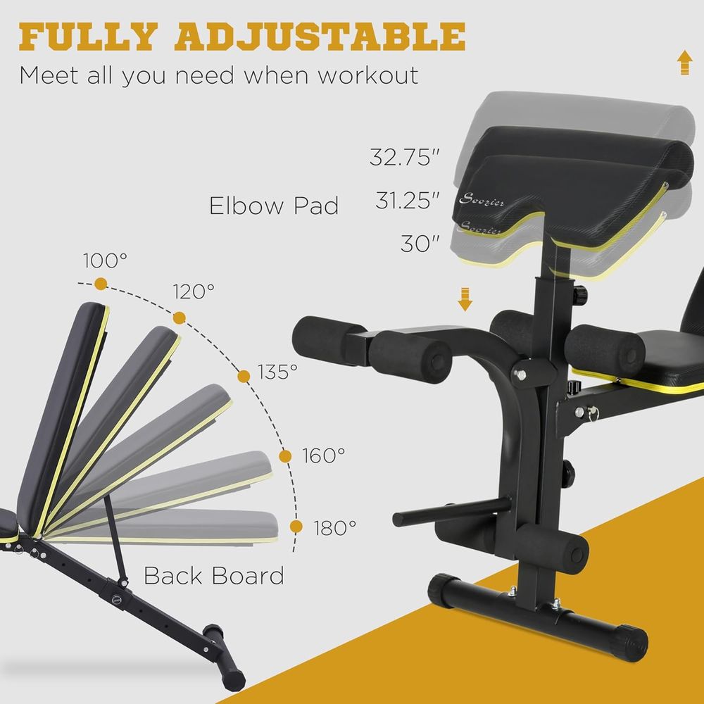 Curl and Leg Extension Adjusta - огляд і ціна Home Gym Essentials