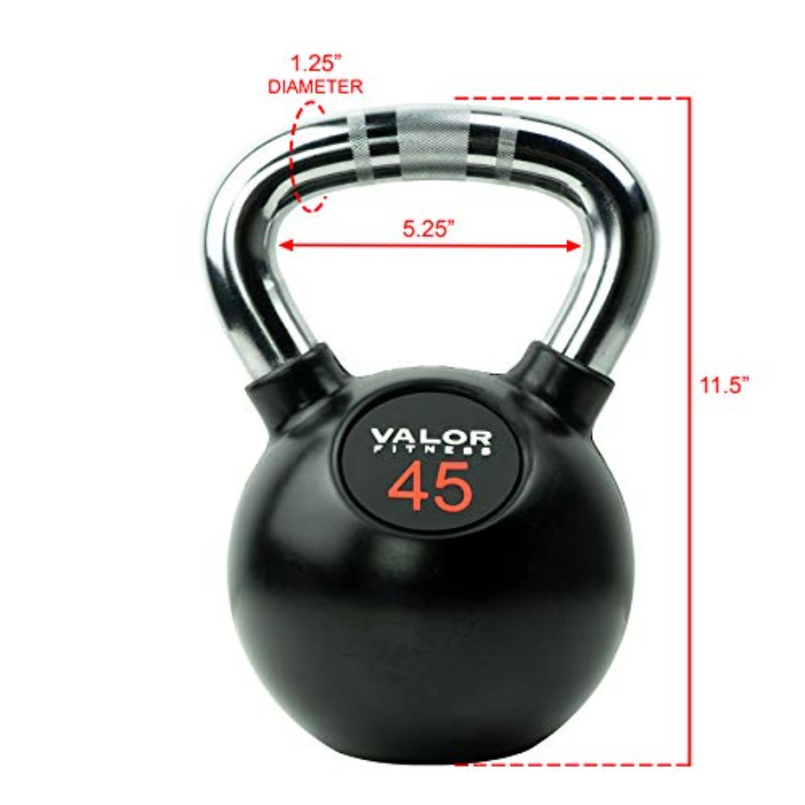 Chrome Handle Rubber Coated Ke - огляд і ціна Home Gym Kettlebells