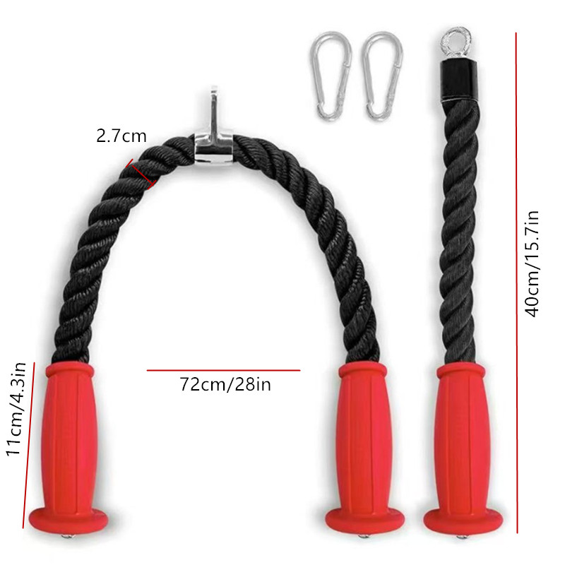 Ergonomic Tricep Ropes Non-Sli - огляд і ціна Home Gym House