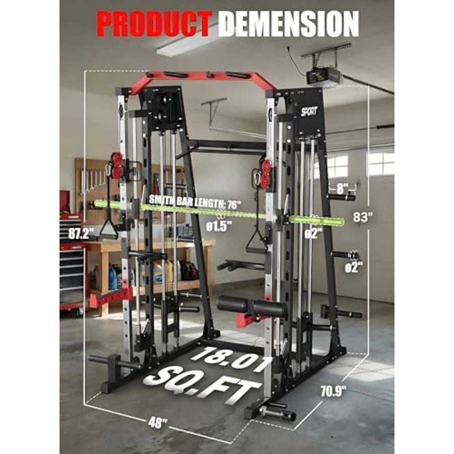 Smith Machine Home Gym All in  - огляд і ціна Home Gym Cable Machine