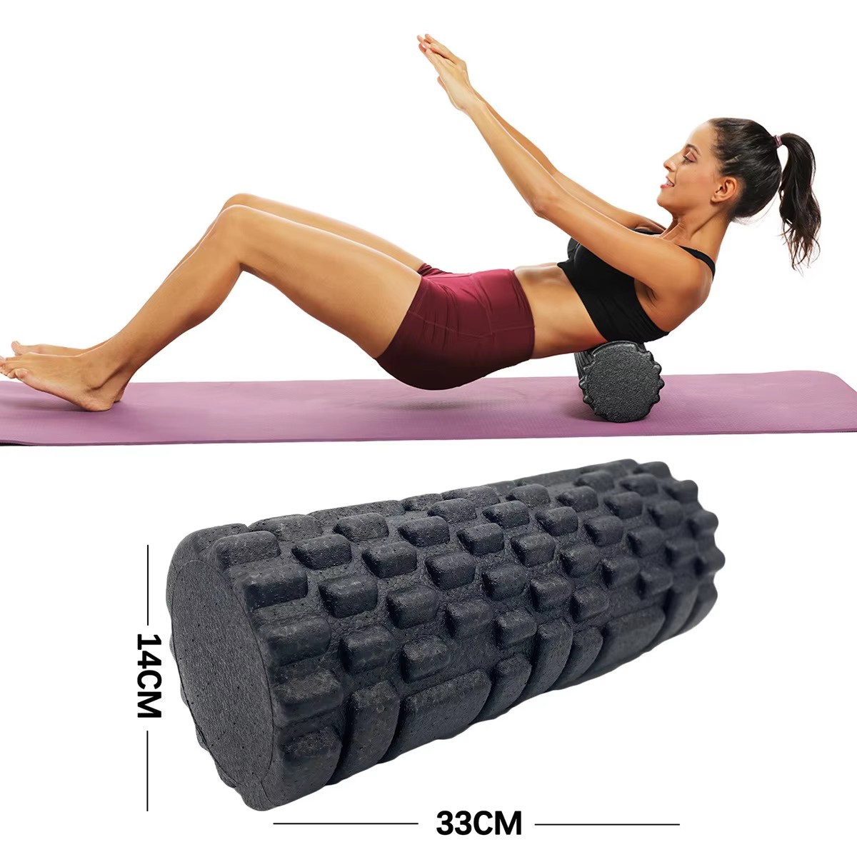 30/33cm Fitness Foam Roller Yo - огляд і ціна Home Gym Pilates