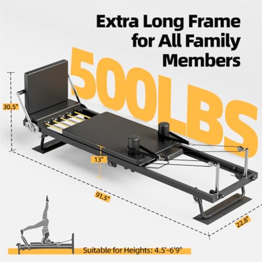 Foldable Pilates Reformer Mach - огляд і ціна Home Gym Pilates