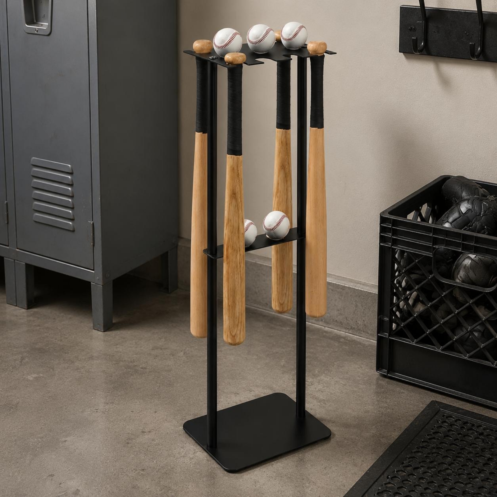 Metal Baseball Display Rack Mo - огляд і ціна Home Gym Floor