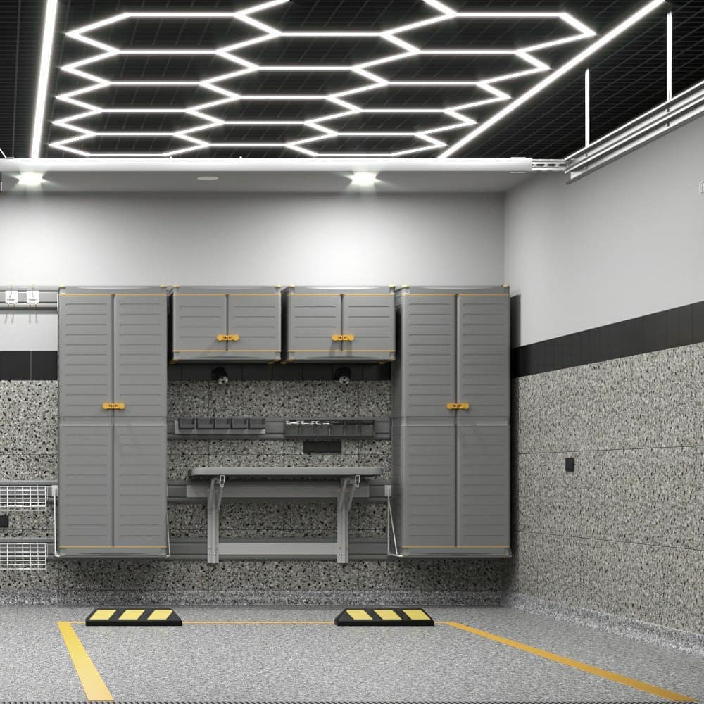 Hexagonal Garage Light 110-240 - огляд і ціна Home Gym Youtube