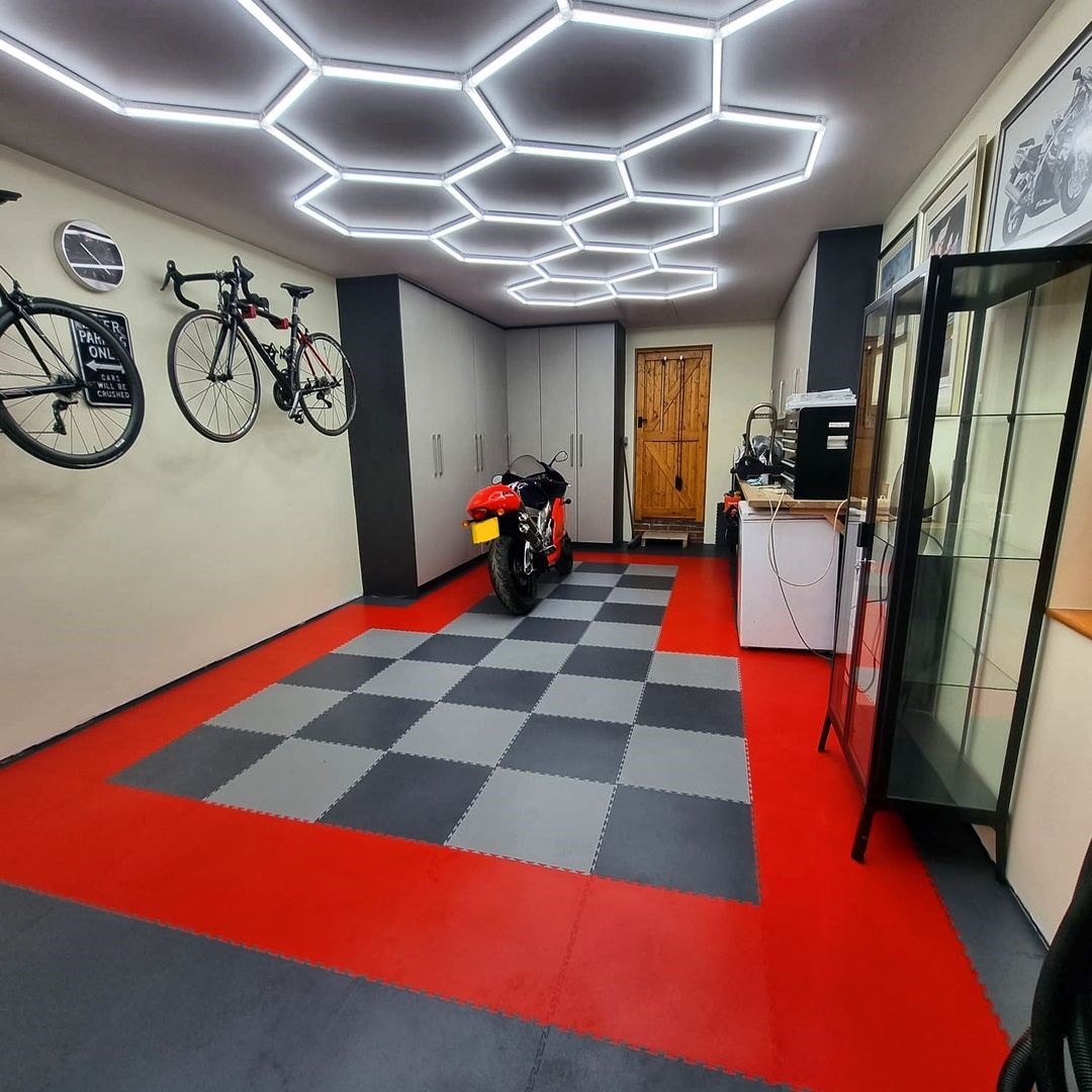 Hexagonal Garage Light 110-240 - огляд і ціна Home Gym Youtube