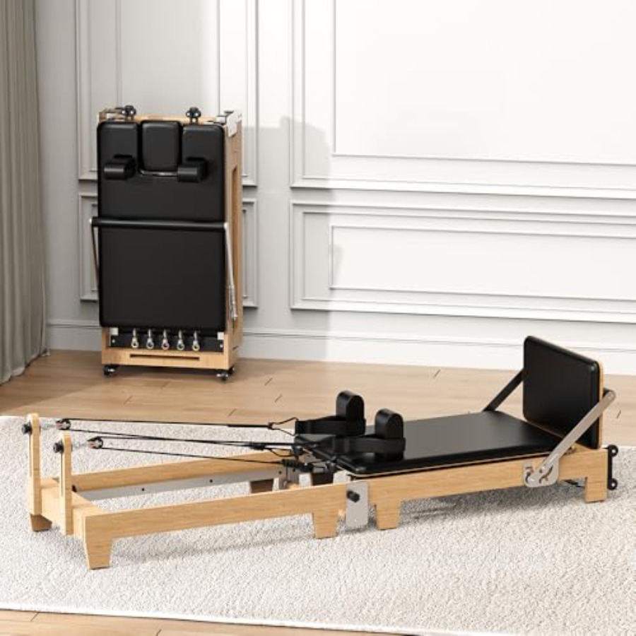 Foldable Pilates Reformer Mach - огляд і ціна Home Gym Pilates