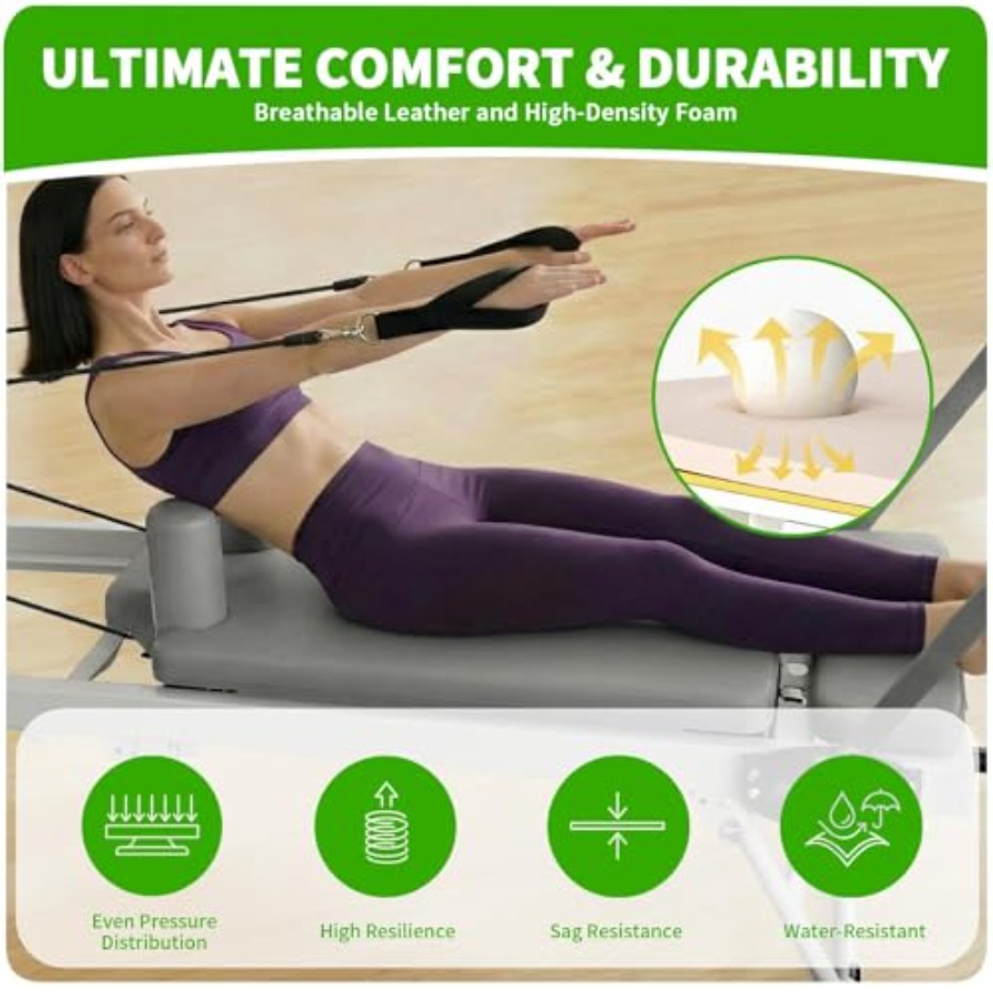 Foldable Pilates Reformer Mach - огляд і ціна Home Gym Pilates