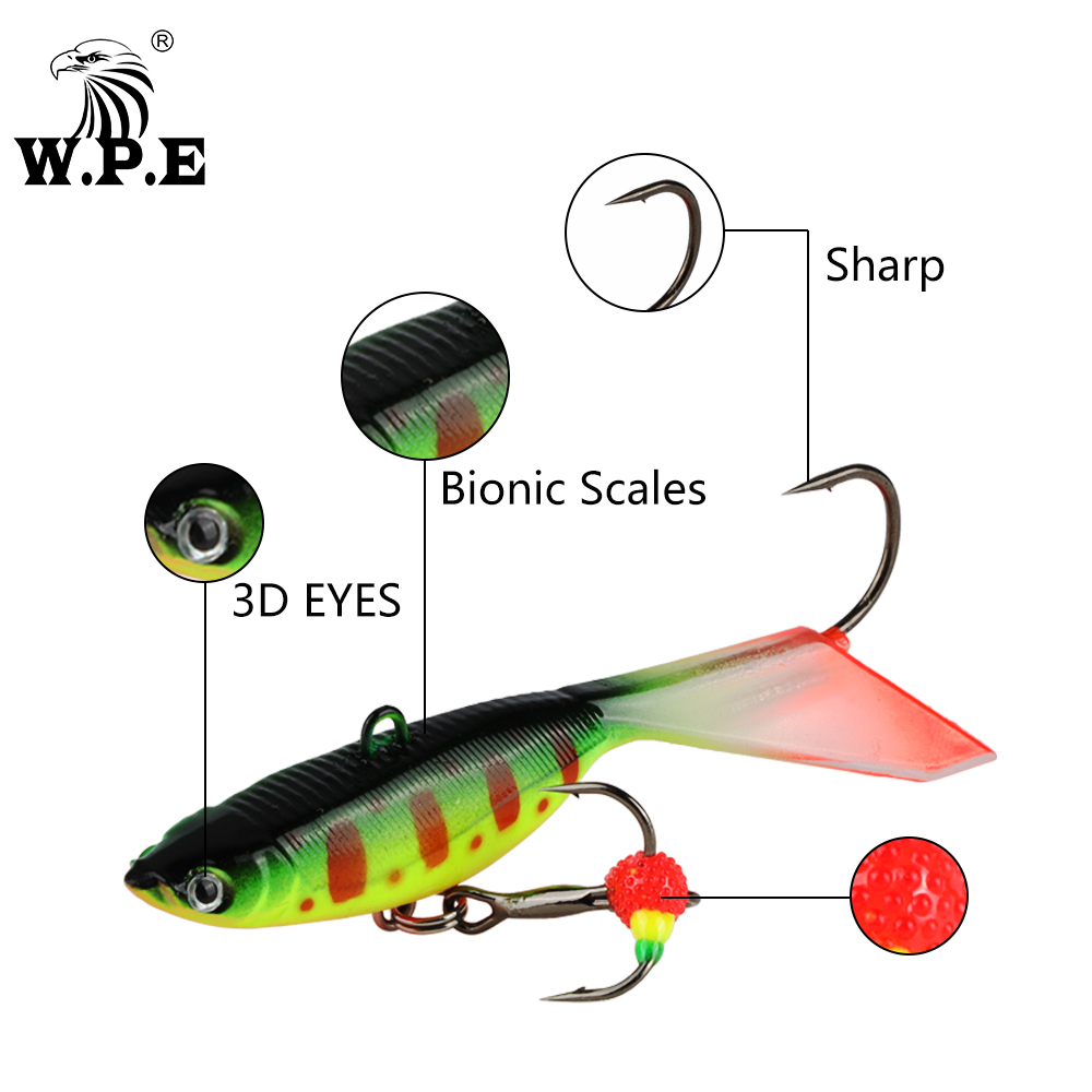 W.P.E Ice Fishing Lure 1pcs 60 - огляд і ціна Wobble Board Balance