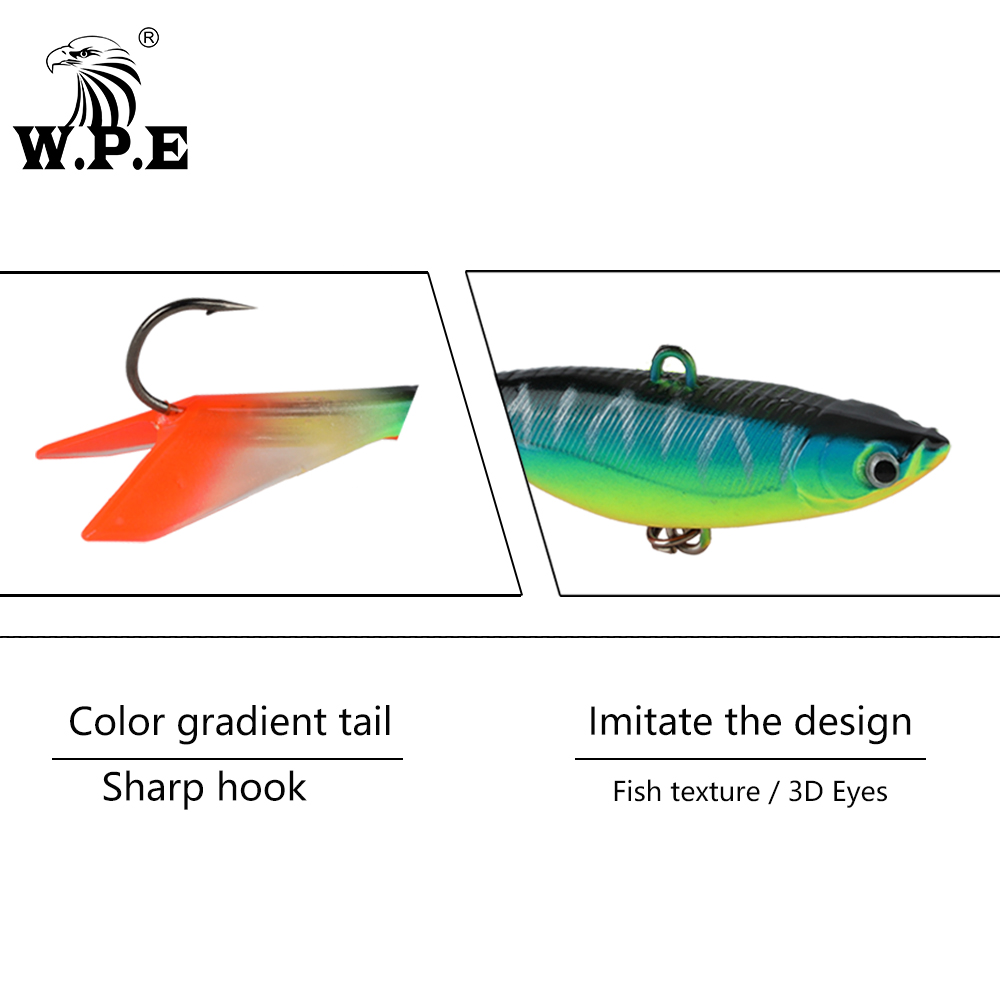 W.P.E Ice Fishing Lure 1pcs 60 - огляд і ціна Wobble Board Balance