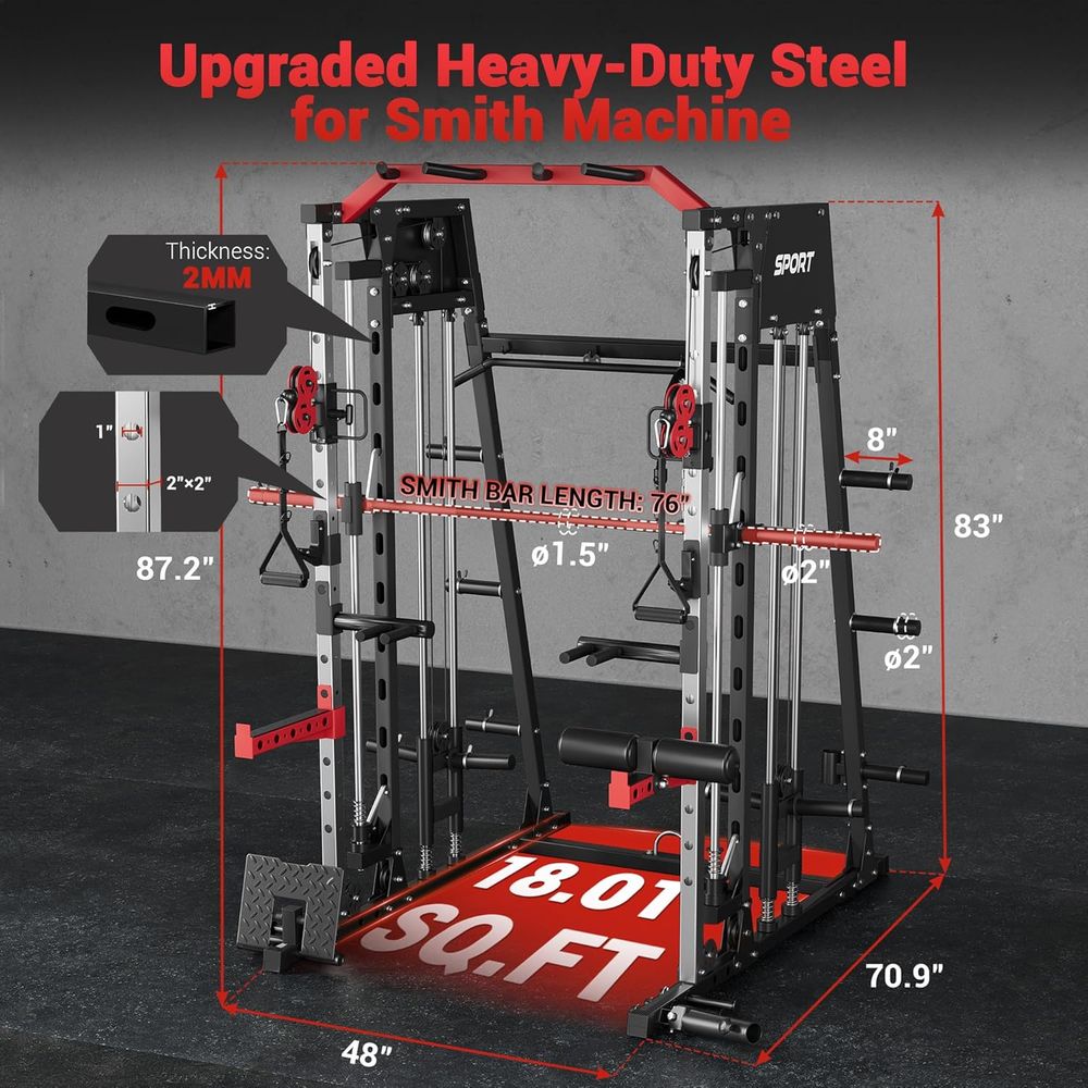Home Gym Power Cage with Smith - огляд і ціна Home Gym Cable Machine