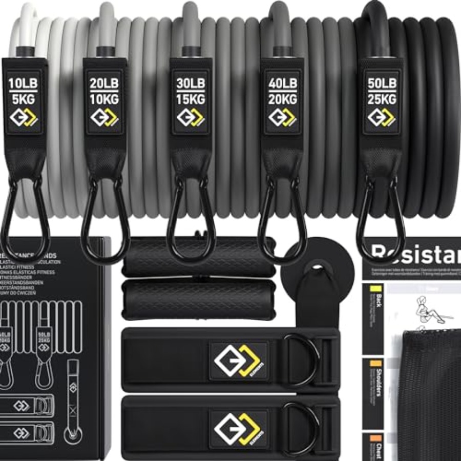Resistance Bands Set - Premium - огляд і ціна Home Gym Youtube