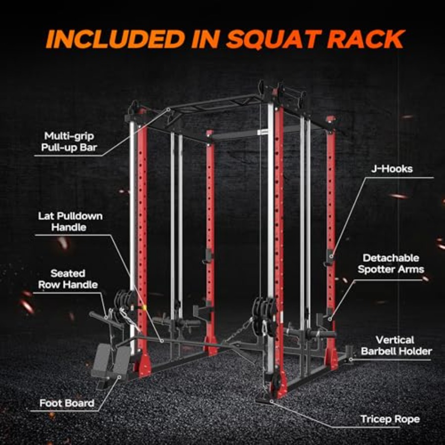 All-in-One Power Rack with Smi - огляд і ціна Home Gym Cable Machine