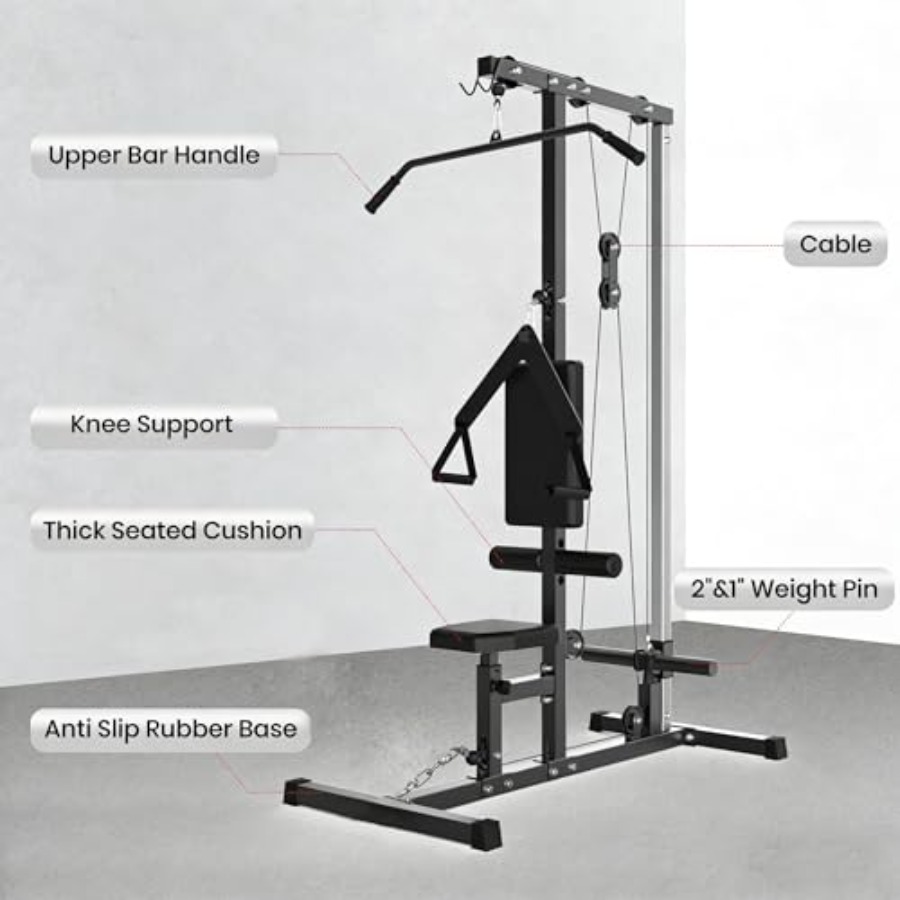 Multi-Functional LAT Pulldown  - огляд і ціна Home Gym Cable Machine
