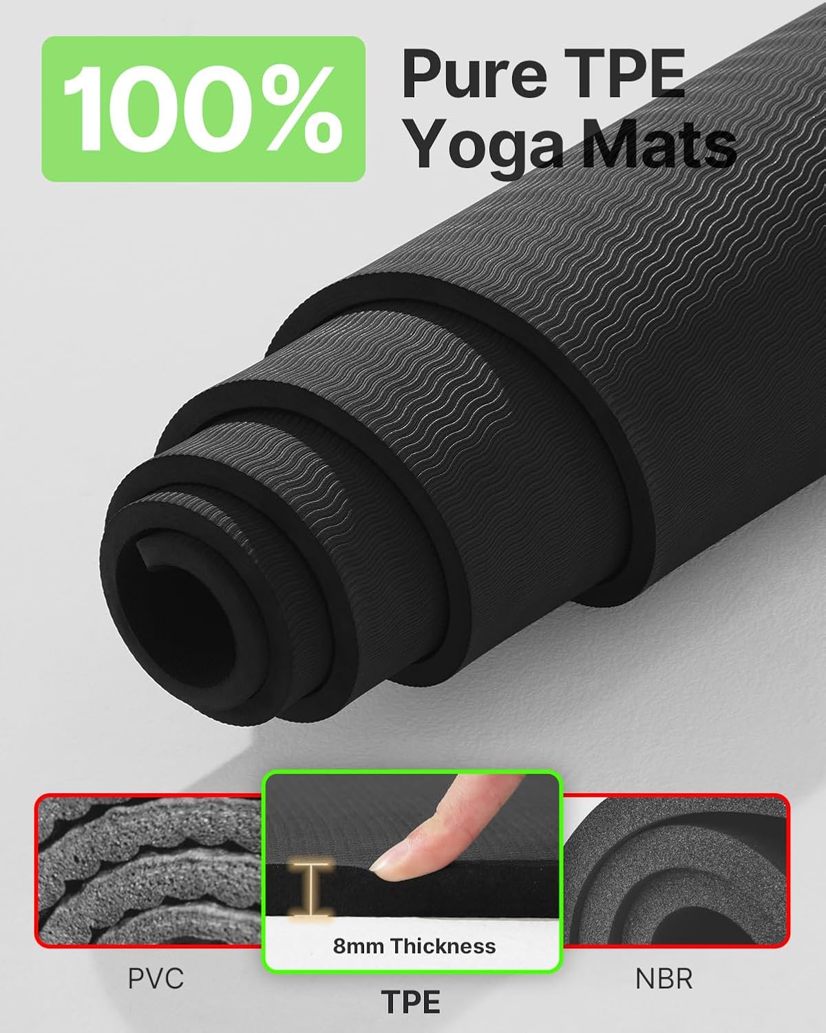 Large Yoga Mat 75x52x1/2in, Ex - огляд і ціна Home Gym Pilates