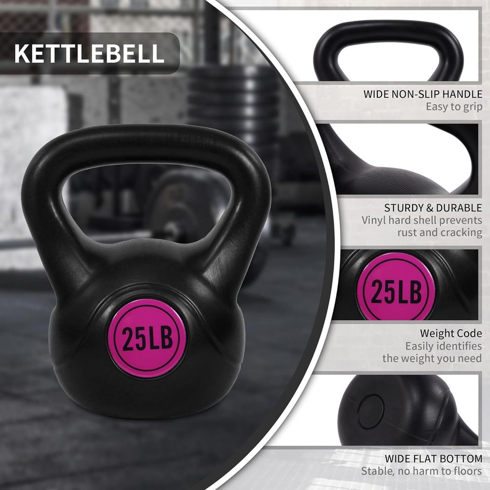 5 Piece Kettlebell Weight Set  - огляд і ціна Home Gym Equipment Set
