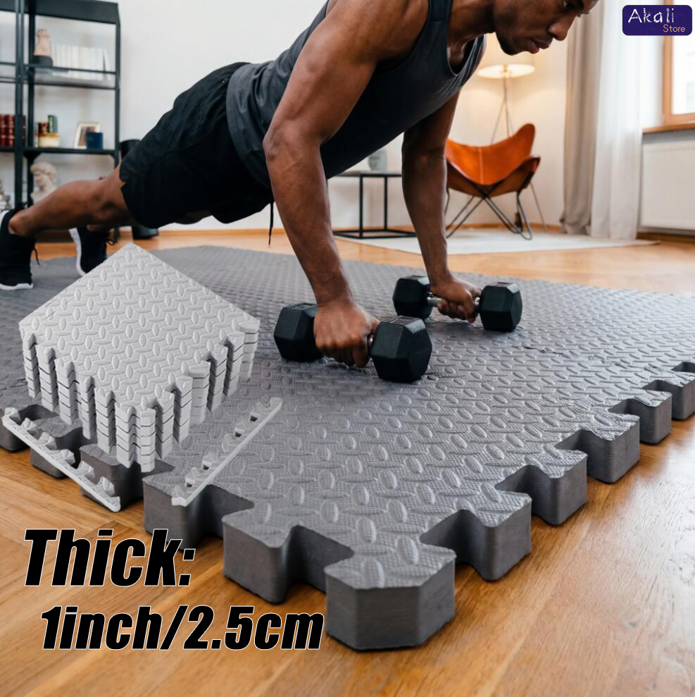 1Inch Thick EVA Foam Interlock - огляд і ціна Home Gym Floor